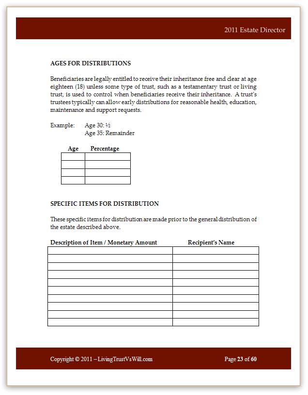 Estate director sample page 4